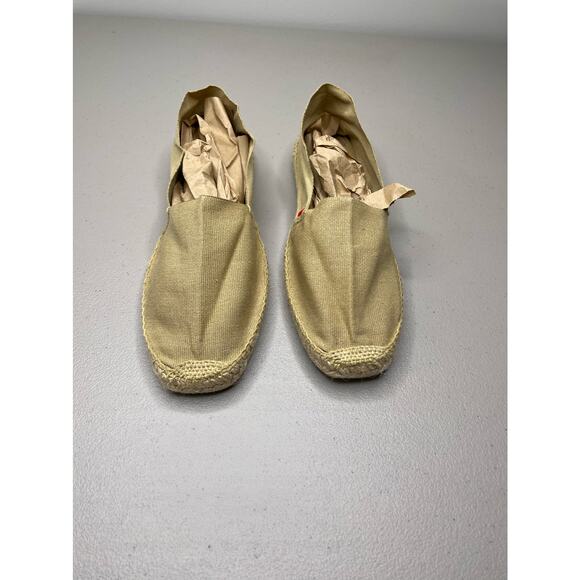 Tan Espadrille Flats - Picture 9 of 11
